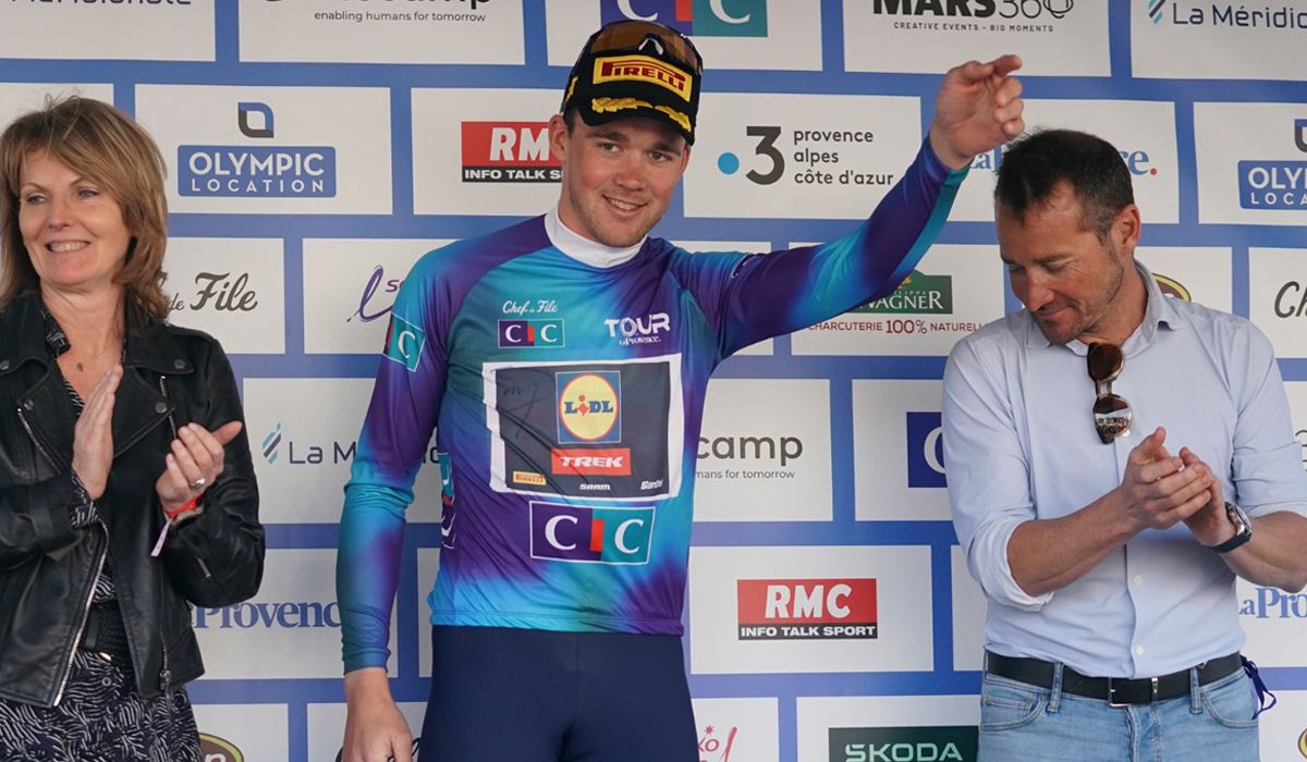 Mads Pedersen, primer líder en La Provence