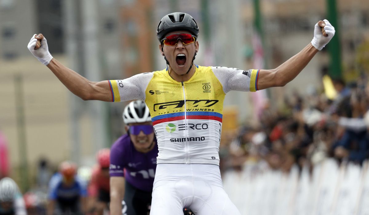Alejandro Osorio, ganador de la 3ª etapa del Tour Colombia