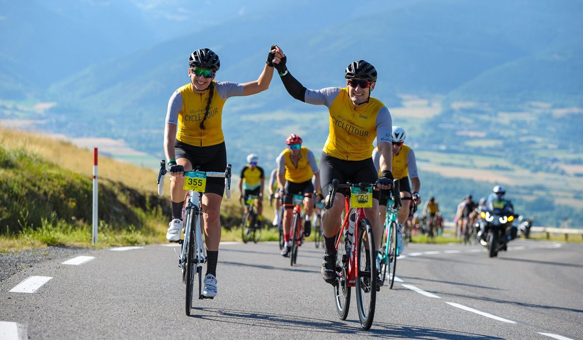 Imagen de una edición pasada de la Alp Cerdanya Cycle Tour, rebautizada este año como Alpinum TotalEnergies