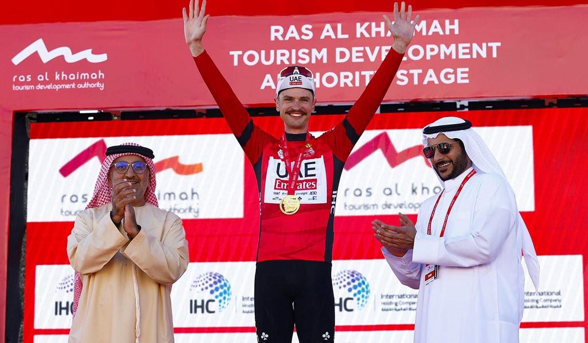 Jay Vine, líder del UAE Tour