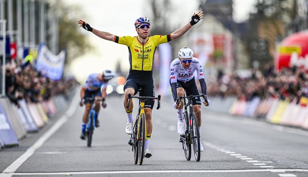Wout van Aert (Visma Lease a Bike) logró la victoria en la Kuurne Bruselas Kuurne Wout van Aert (Visma Lease a Bike) logró la victoria en la Kuurne Bruselas Kuurne