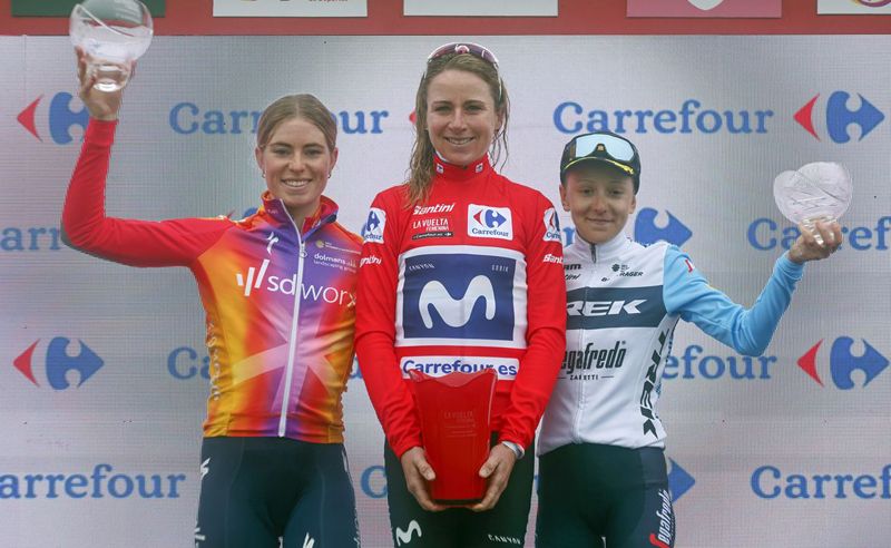 Podio de La Vuelta femenina 2023 Podio de La Vuelta femenina 2023
