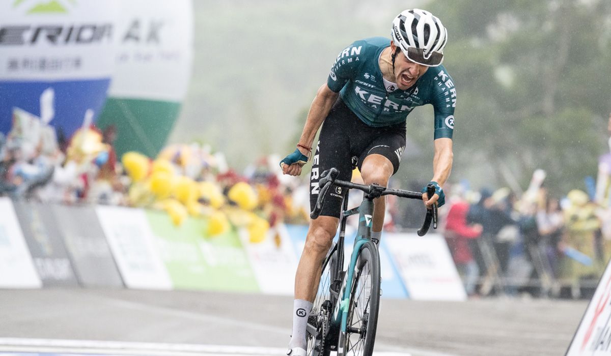 Iván Cobo roza la victoria en la 2ª etapa del Tour de Taiwán