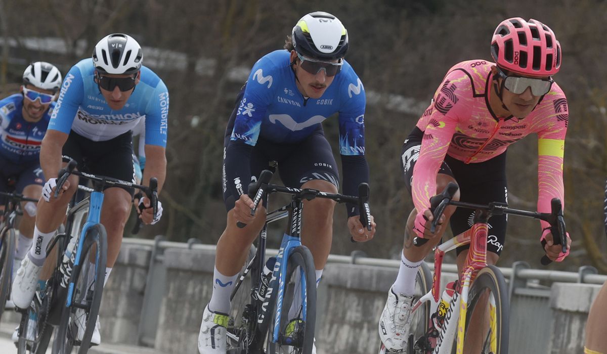 Iván García Cortina en una imagen de la Tirreno Adriático