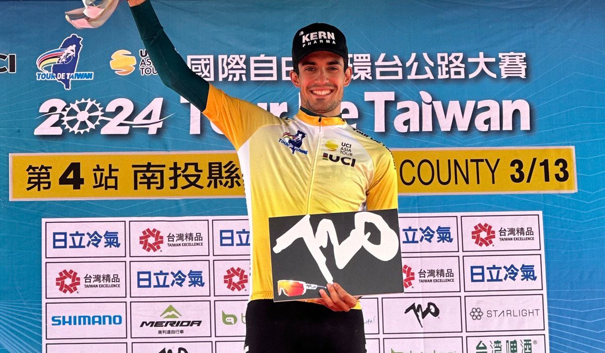 Iván Cobo, nuevo líder del Tour de Taiwán