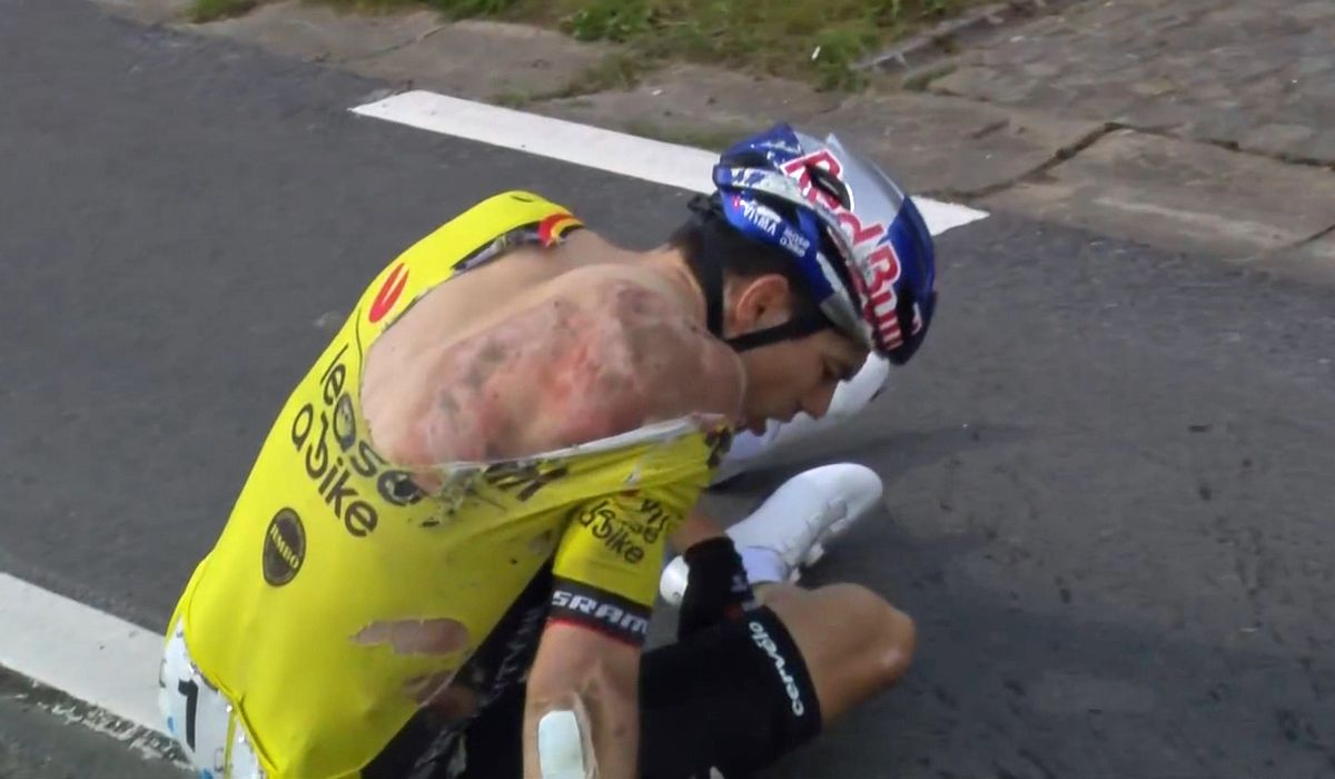 Van Aert se fractura la clavícula y varias costillas y dice adiós a las clásicas de primavera