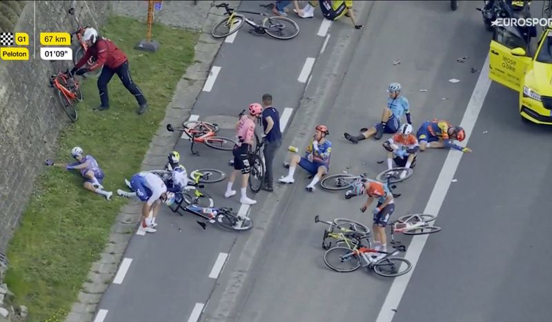 caida Lidl Trek caida Lidl Trek