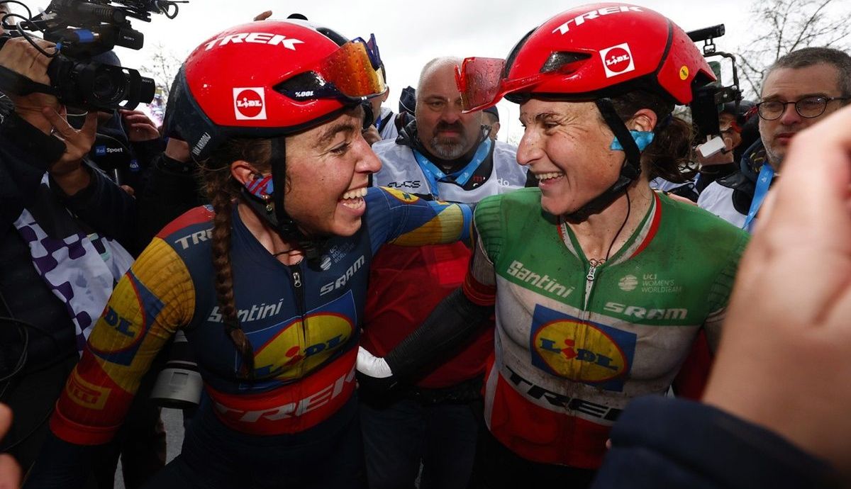 El Lidl Trek, con dos en el podio, ganó claramente la partida al SD Worx Protime El Lidl Trek, con dos en el podio, ganó claramente la partida al SD Worx Protime