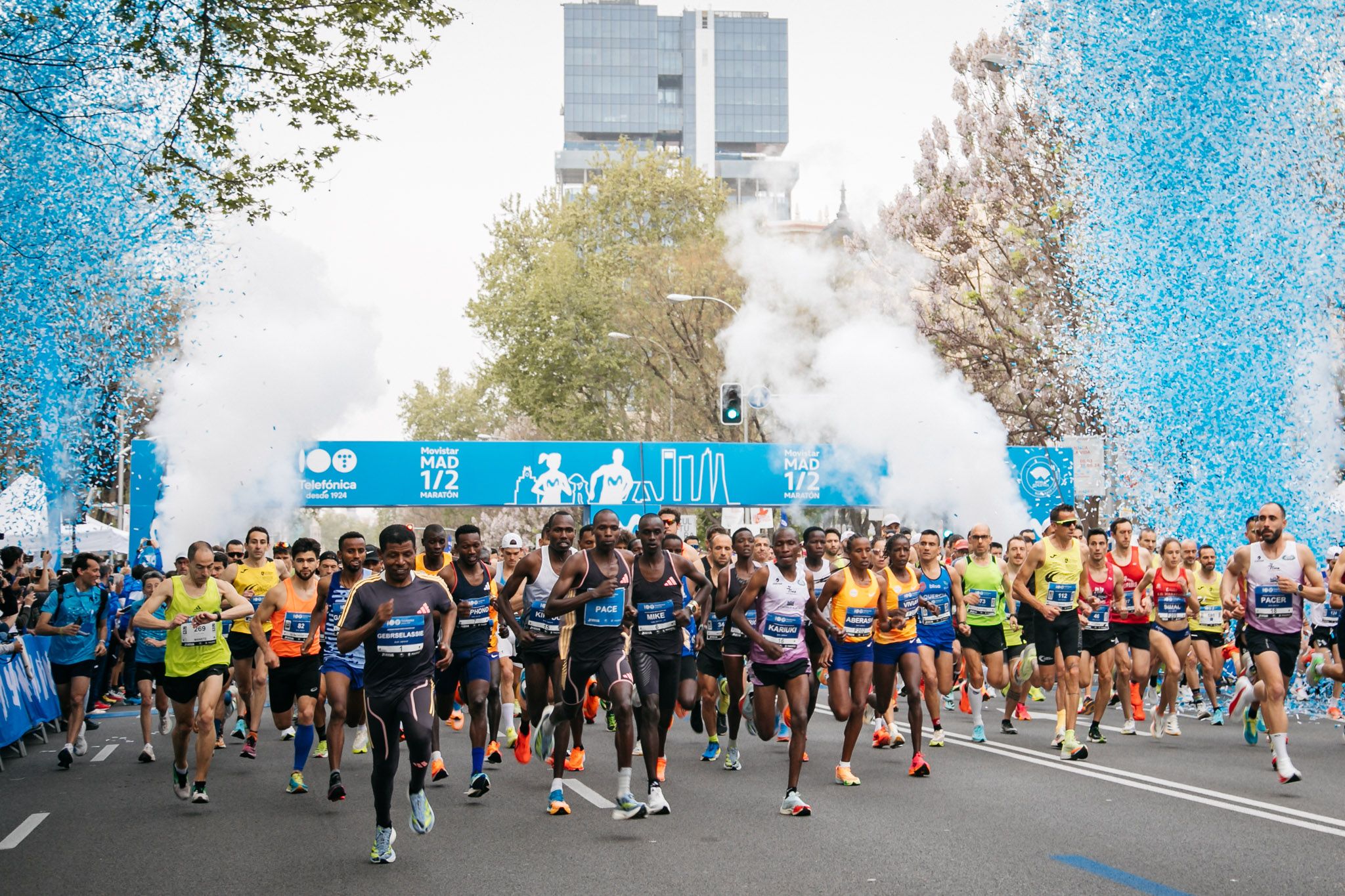 Salida del Movistar Madrid Medio Maratón 2024