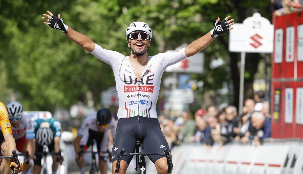 António Morgado (UAE Team Emirates) logró el triunfo en el Giro della Romagna