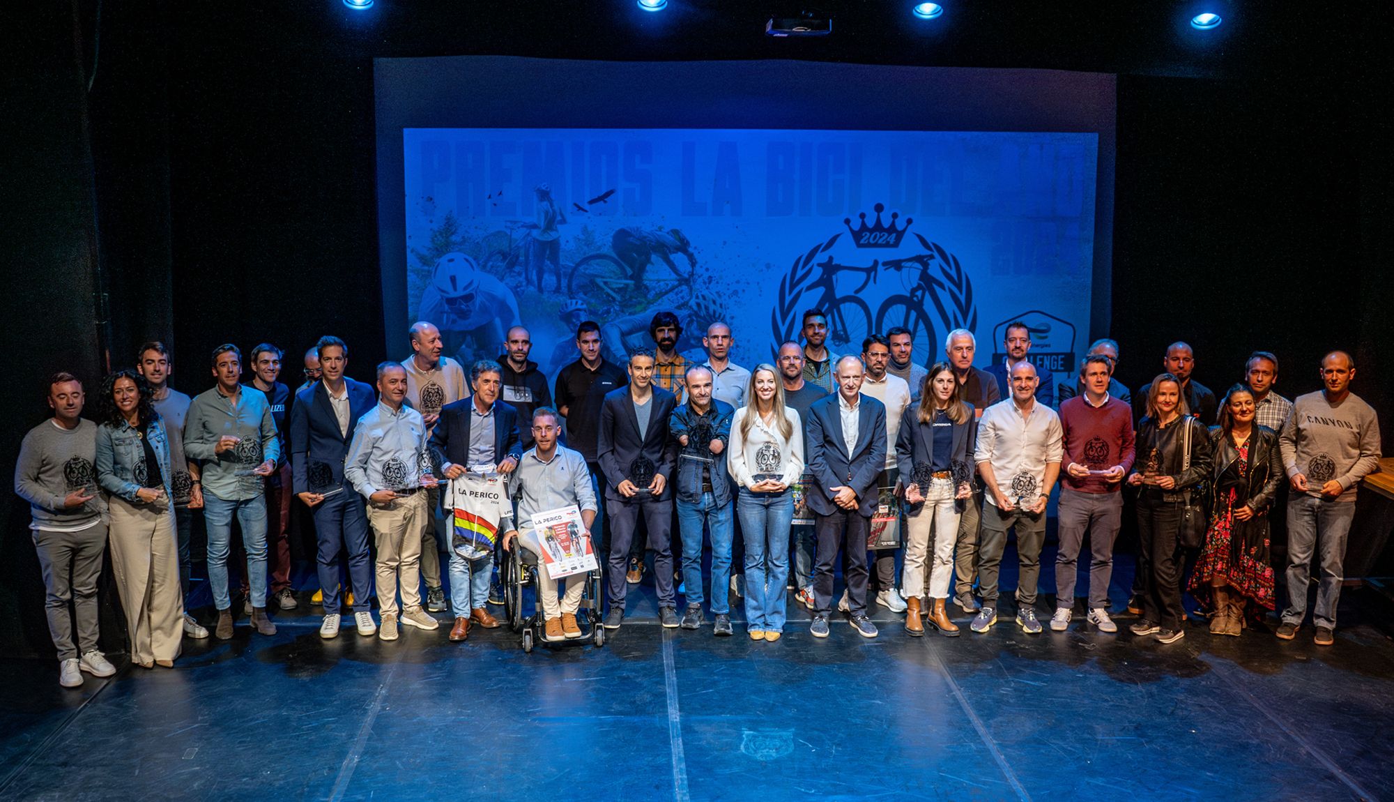 Premiados en la Gala de la Bici del Año 2024