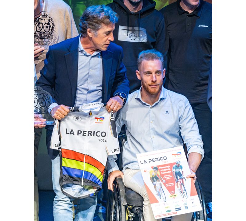Pedro Delgado y Sergio Román Martín