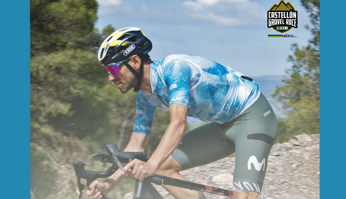 Alejandro Valverde completa una participación de lujo en la Castellón Gravel Race 2024