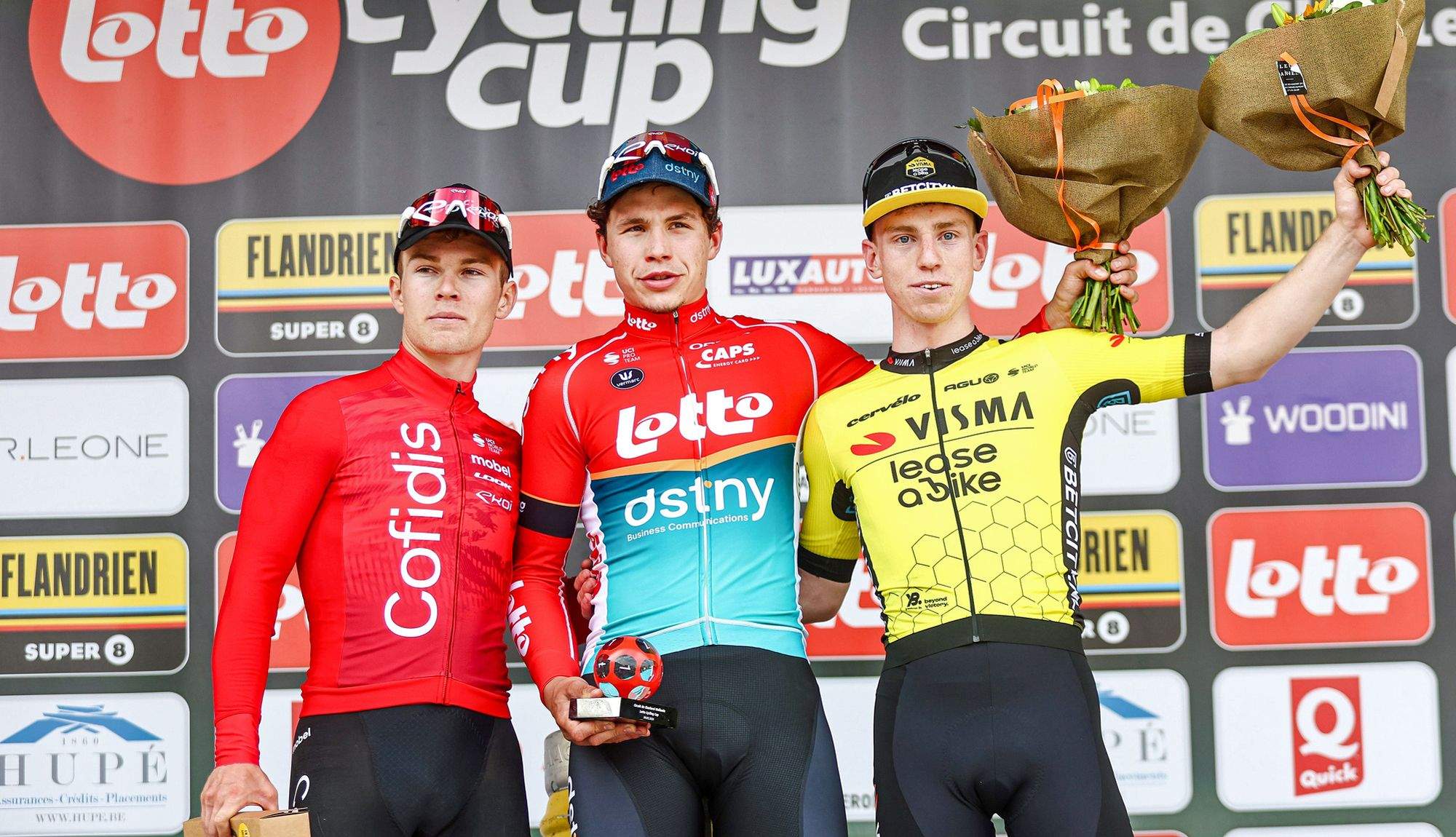 Podio del Circuito de Valonia