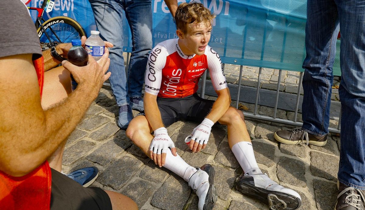Axel Zingle (Cofidis), en una imagen de archivo