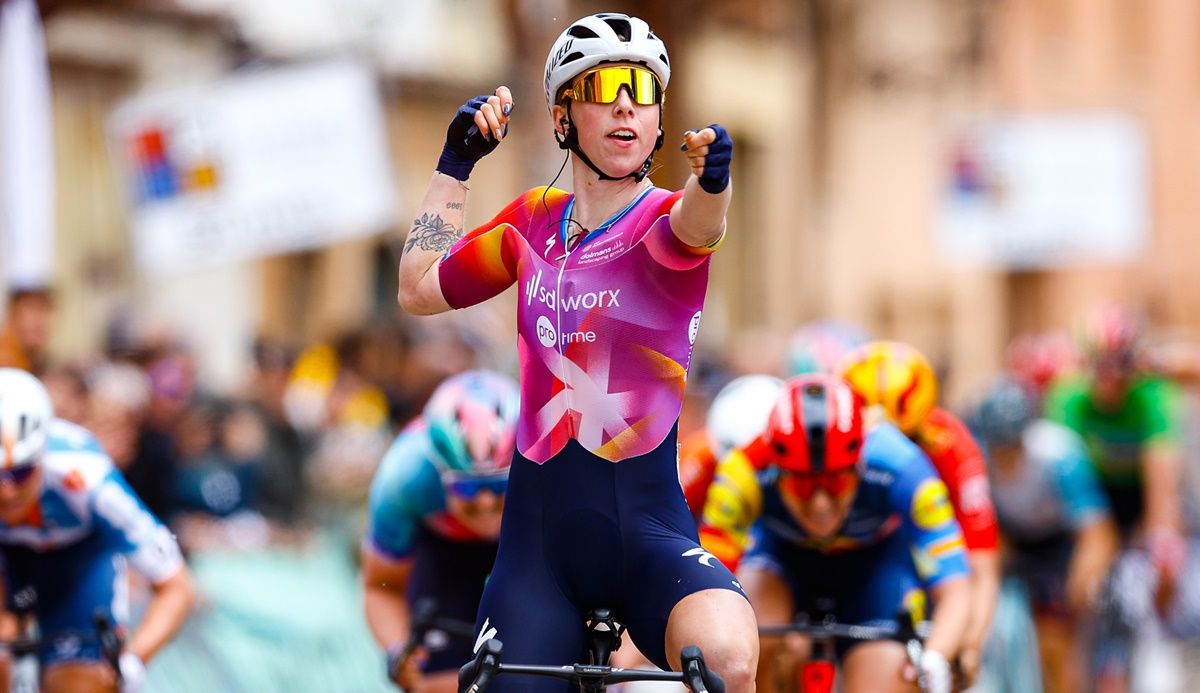 Lorena Wiebes (Team SD Worx Protime) se apuntó la tercera etapa de Burgos