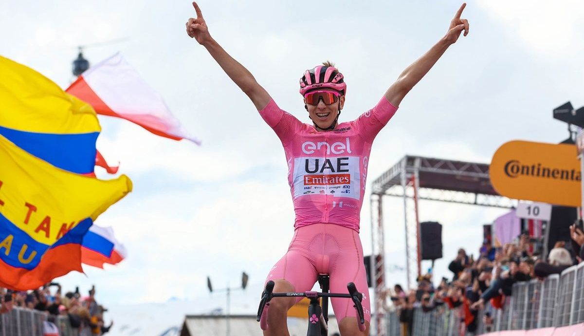 Una victoria para la historia la de Tadej Pogacar (UAE Team Emirates) este domingo
