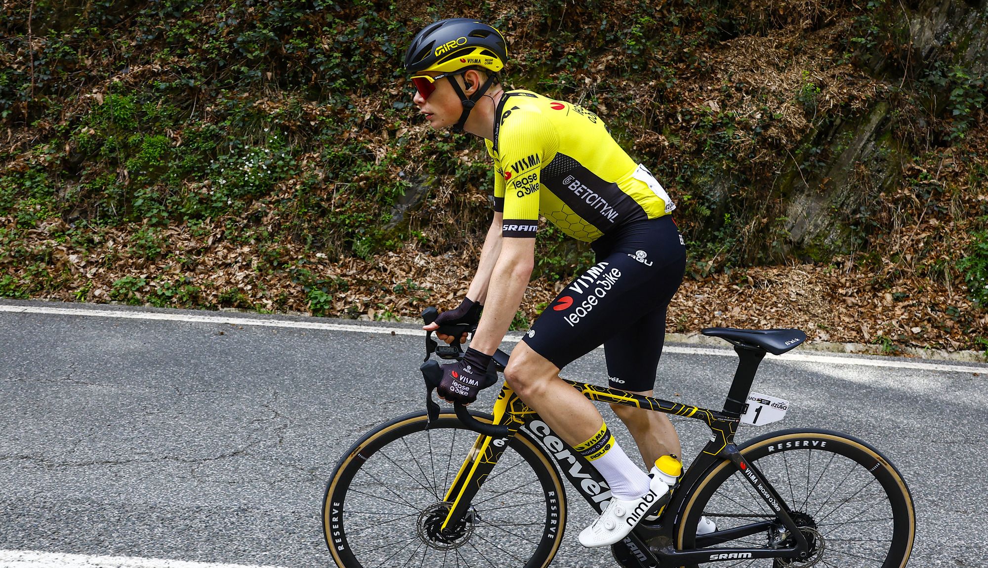 Jonas Vingegaard en una imagen de la pasada Itzulia