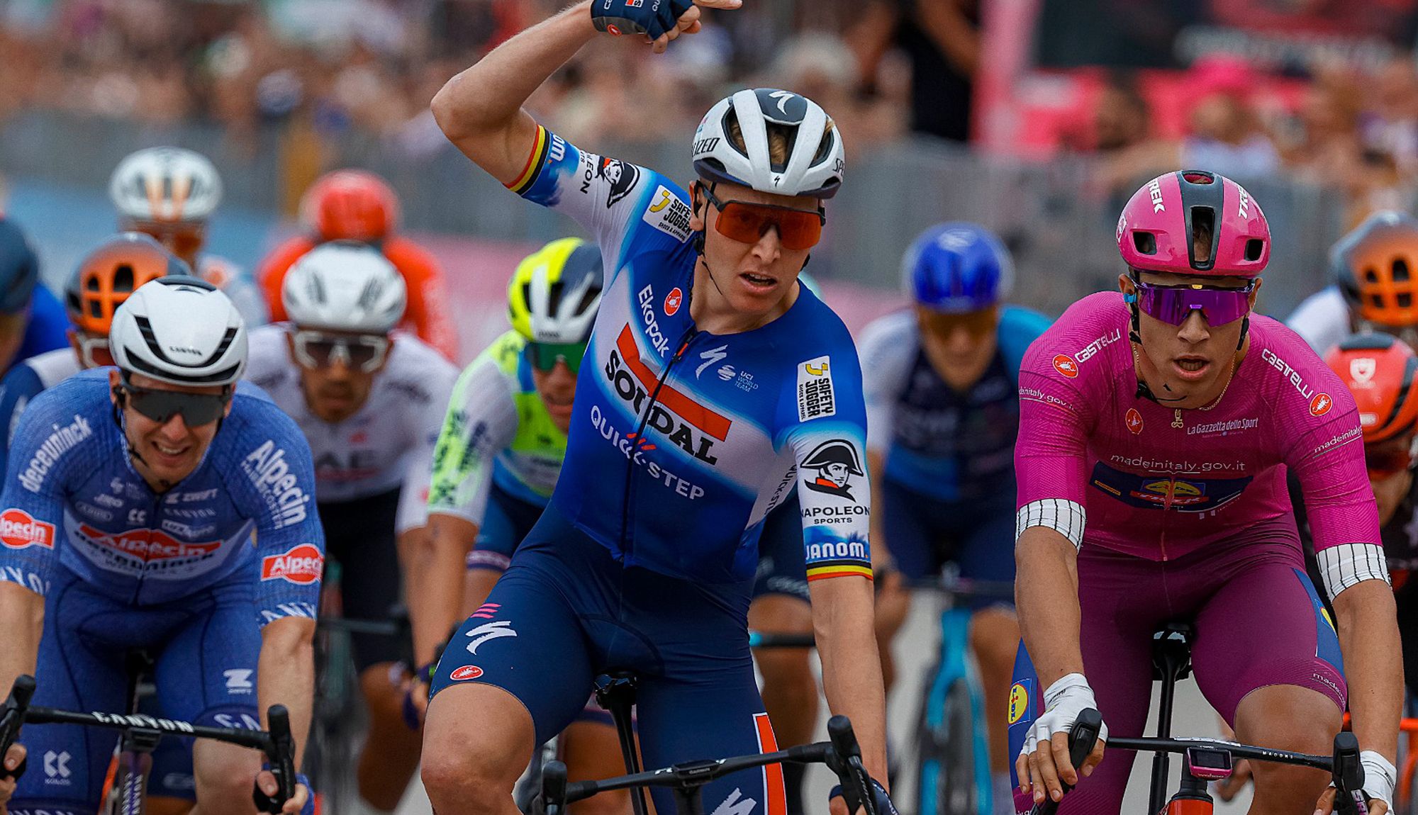 Segunda victoria de Tim Merlier en el Giro 2024