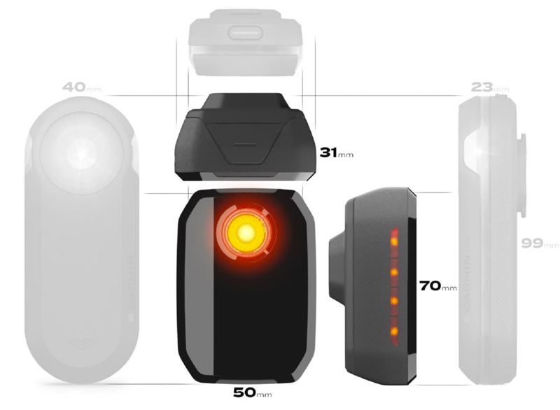 Luz trasera Trek CarBack Radar foto 3