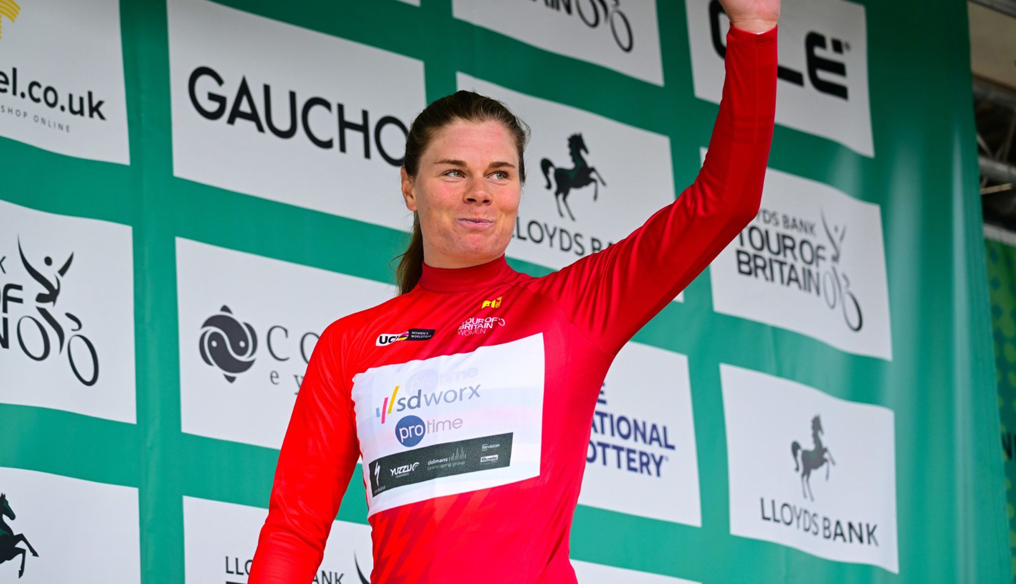 Lotte Kopecky, primera líder del Tour de Gran Bretaña
