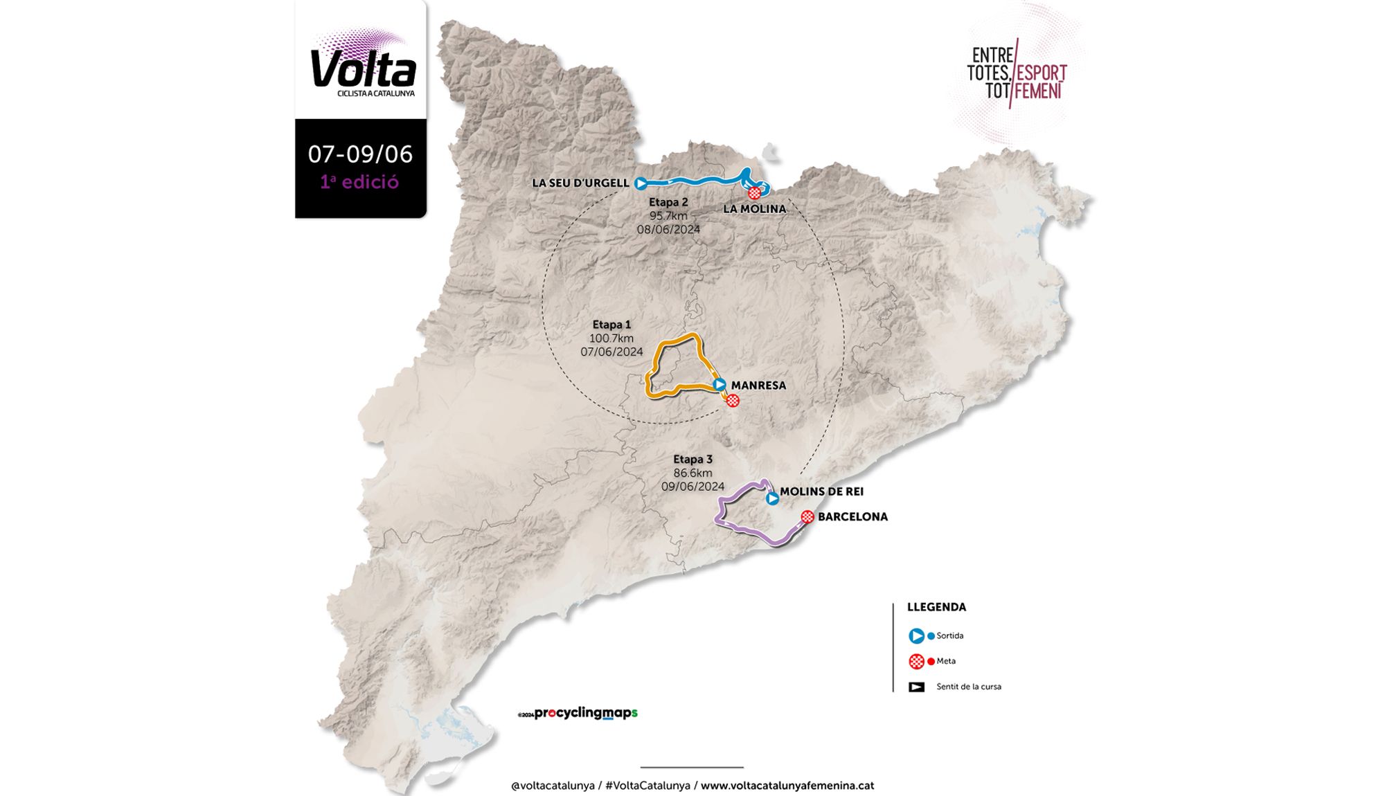 La Volta a Catalunya femenina se prepara para un estreno histórico
