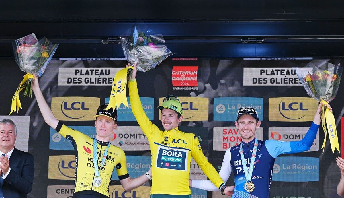 Primoz Roglic (Bora hansgrohe) se llevó la general de Dauphiné