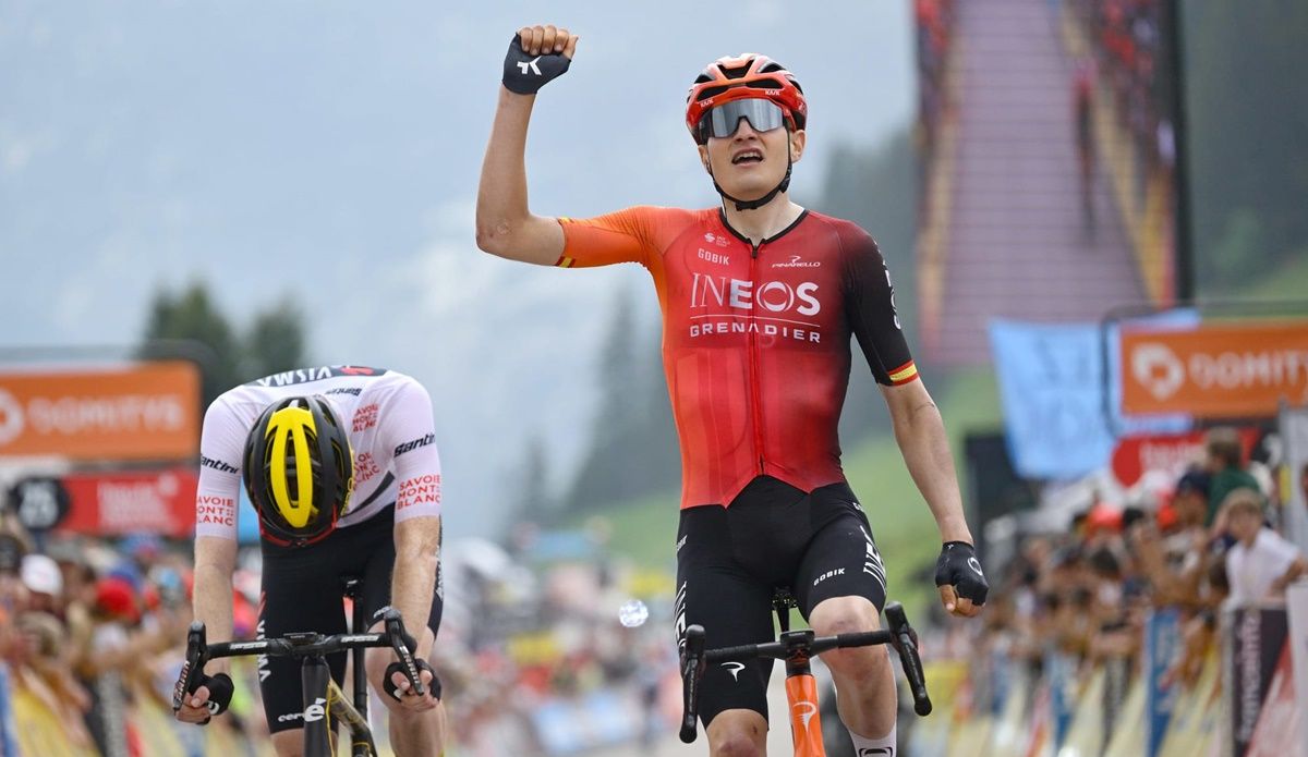 Carlos Rodríguez (INEOS Grenadiers) ganó la última etapa de Dauphiné