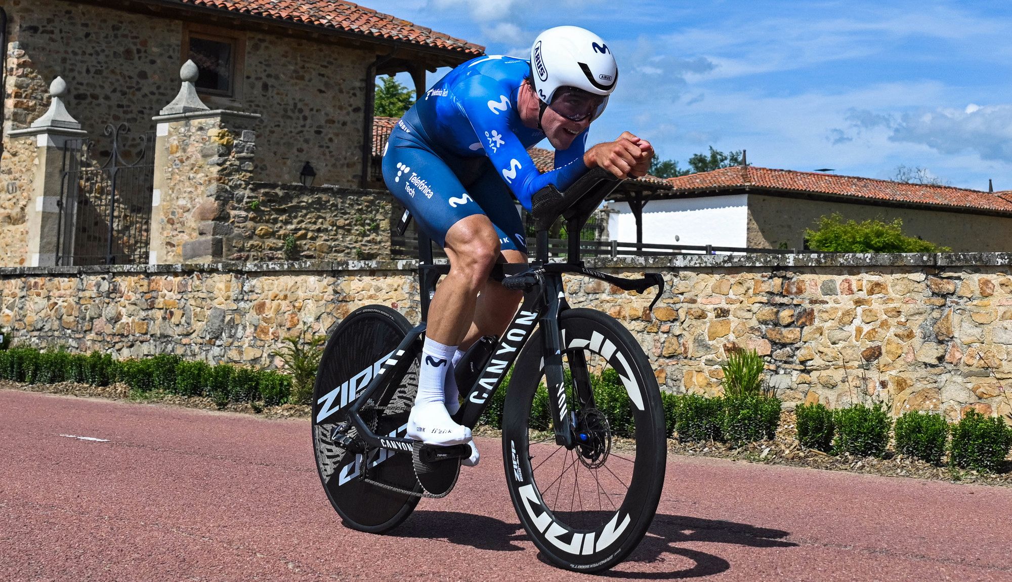 Oier Lazkano en la contrarreloj del Criterium du Dauphiné