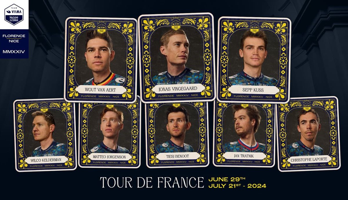 El Visma anuncia su equipo para el Tour de Francia
