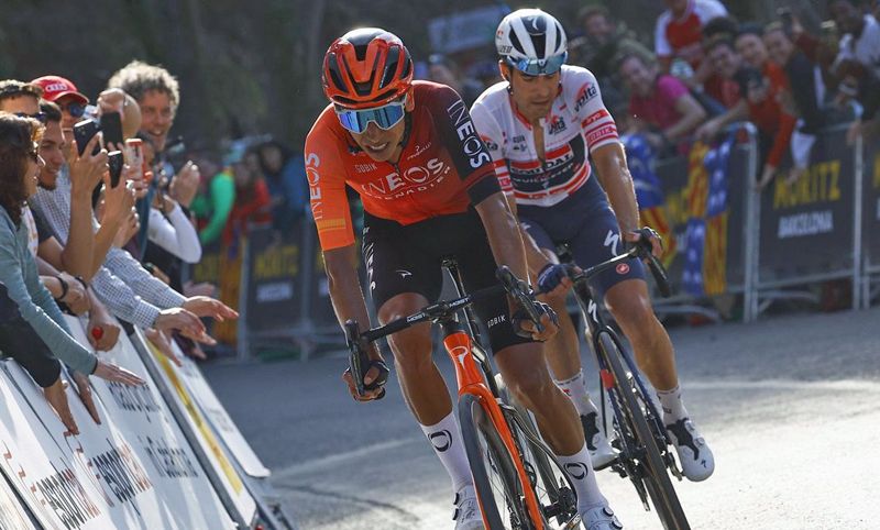 Egan Bernal en una imagen de la pasada Volta a Catalunya Egan Bernal en una imagen de la pasada Volta a Catalunya