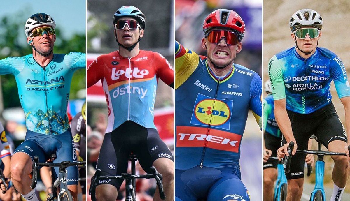 Cavendish, De Lie, Pedersen y Gall, confirmados para el Tour