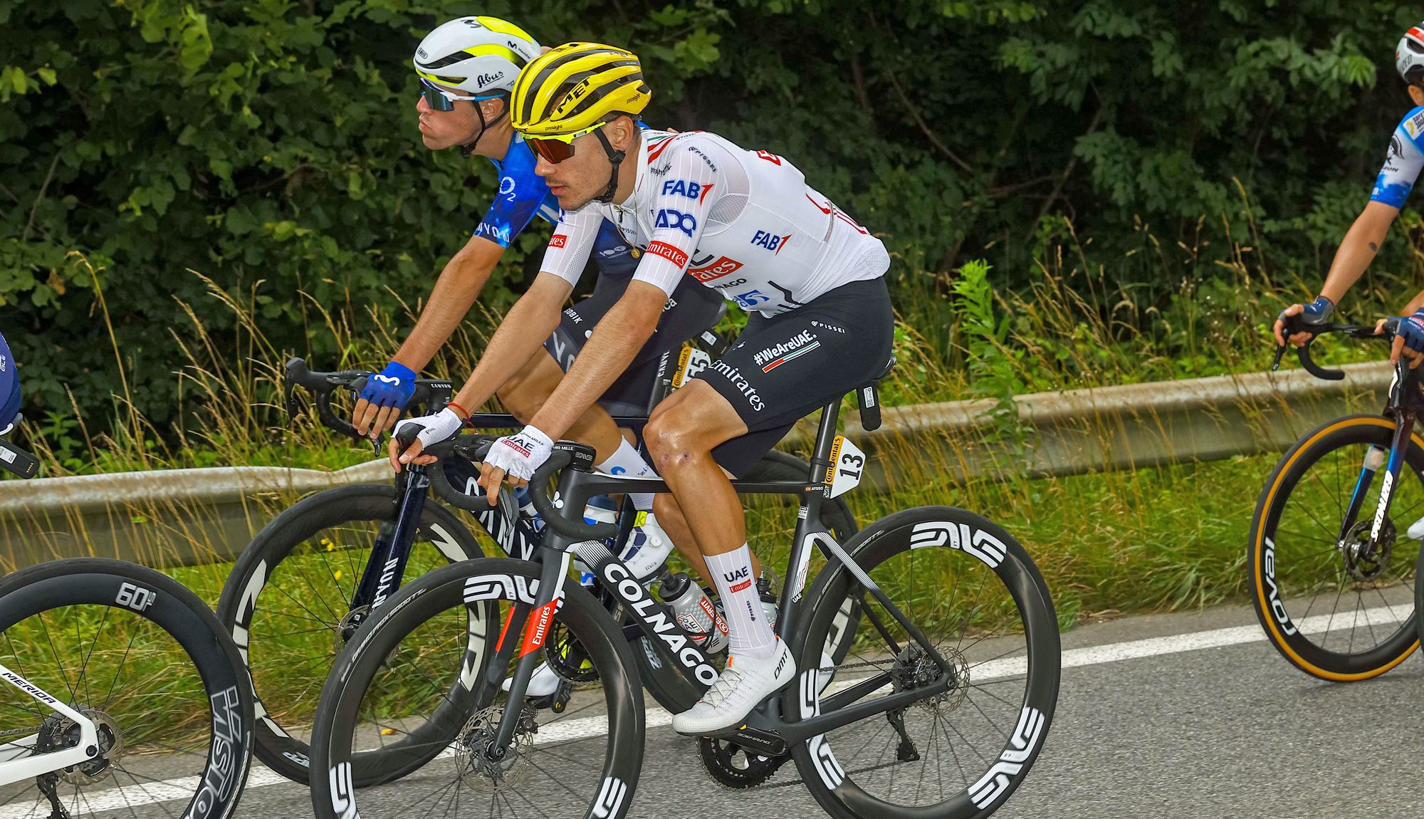 Juan Ayuso en una imagen de este Tour de Francia