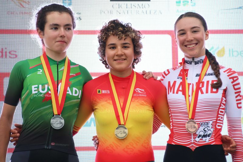 Podio de la CRI femenina Podio de la CRI femenina