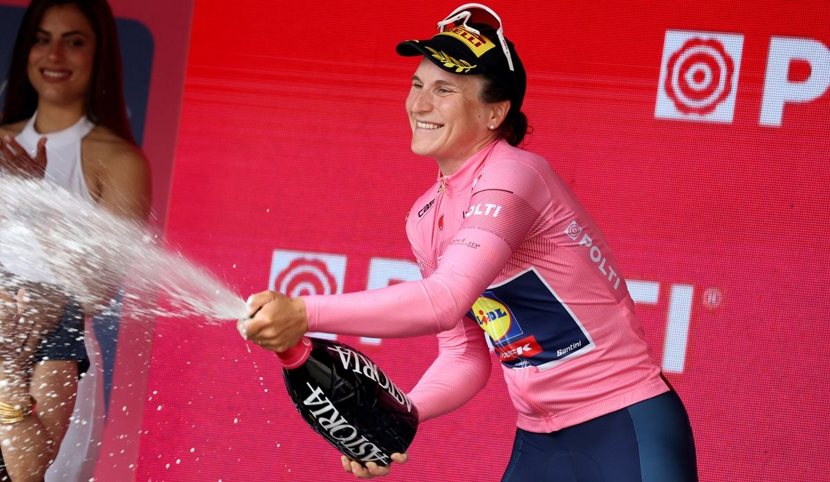 Elisa Longo Borghini (Lidl Trek), primera líder del Giro de Italia