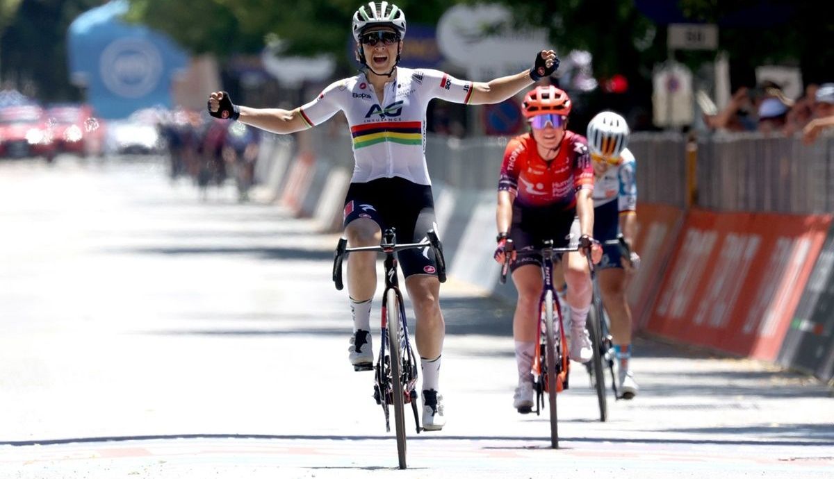 Kimberley Pienaar (AG Insurance Soudal) ganó la última etapa del Giro