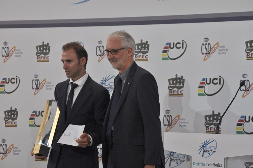 Entrega de premios UCI WorldTour