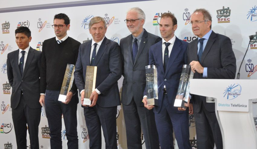 Entrega de premios UCI WorldTour