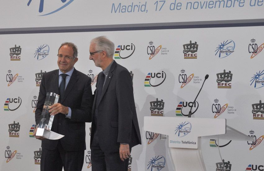 Entrega de premios UCI WorldTour