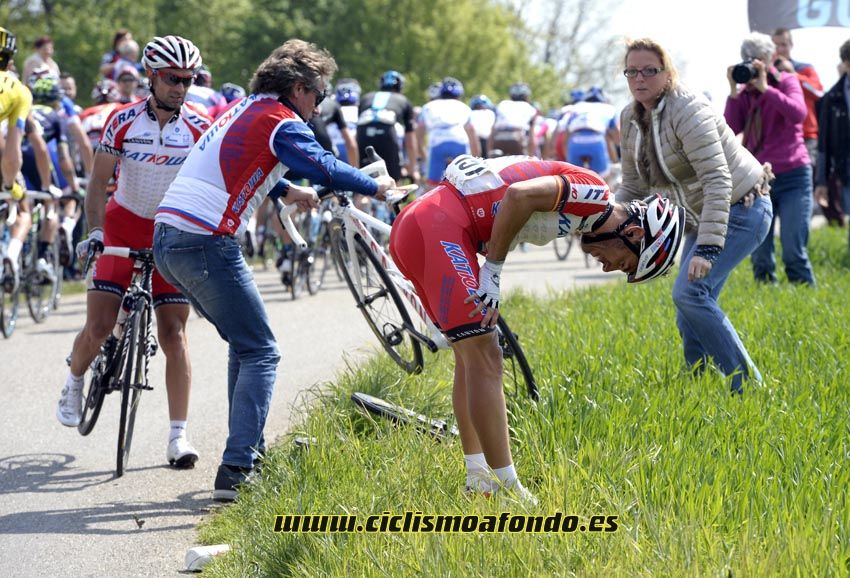 Caida Purito Rodriguez - Amstel Gold Race 2014