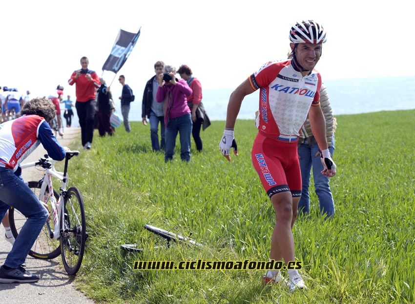Caida Purito Rodriguez - Amstel Gold Race 2014
