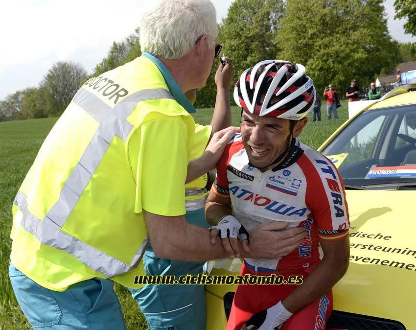 Caida Purito Rodriguez - Amstel Gold Race 2014