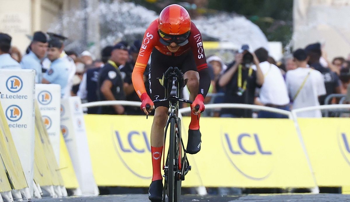 Carlos Rodríguez (INEOS Grenadiers) volvió a colarse entre los diez mejores del Tour de Francia Carlos Rodríguez (INEOS Grenadiers) volvió a colarse entre los diez mejores del Tour de Francia