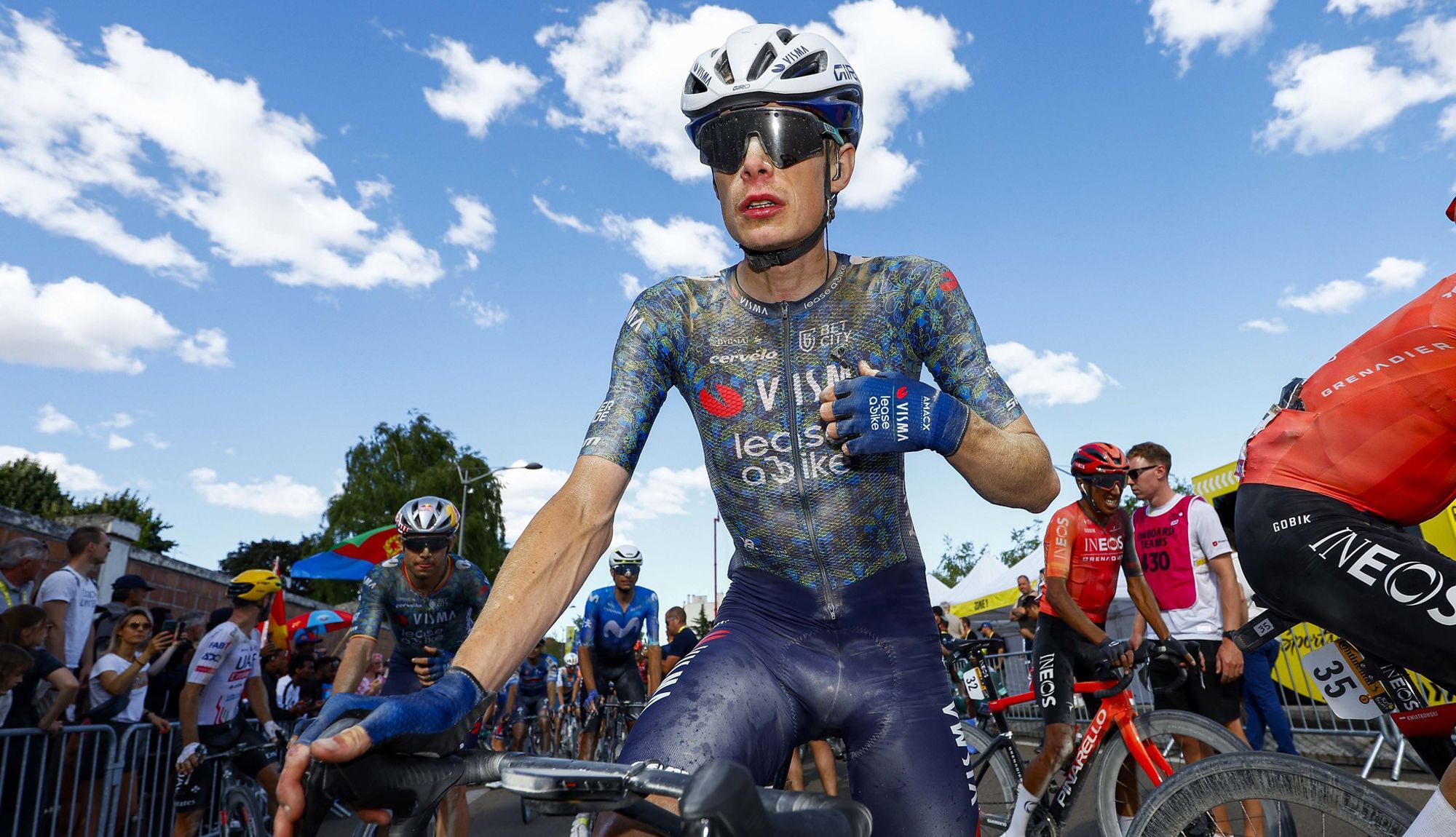 Jonas Vingegaard en una imagen del pasado Tour de Francia