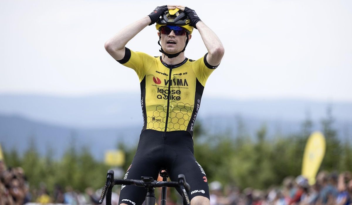 Thomas Gloag (Visma Lease a Bike), ganador de la tercera etapa