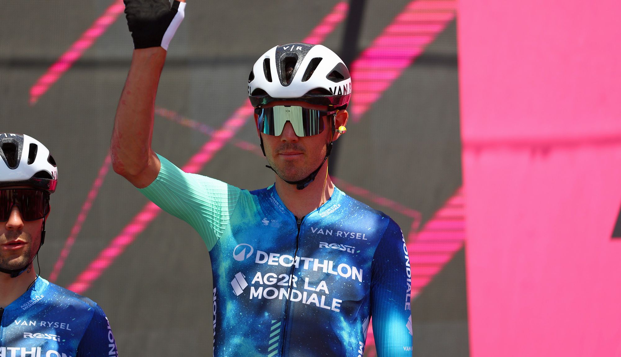 Ben O´Connor en una imagen del pasado Giro de Italia