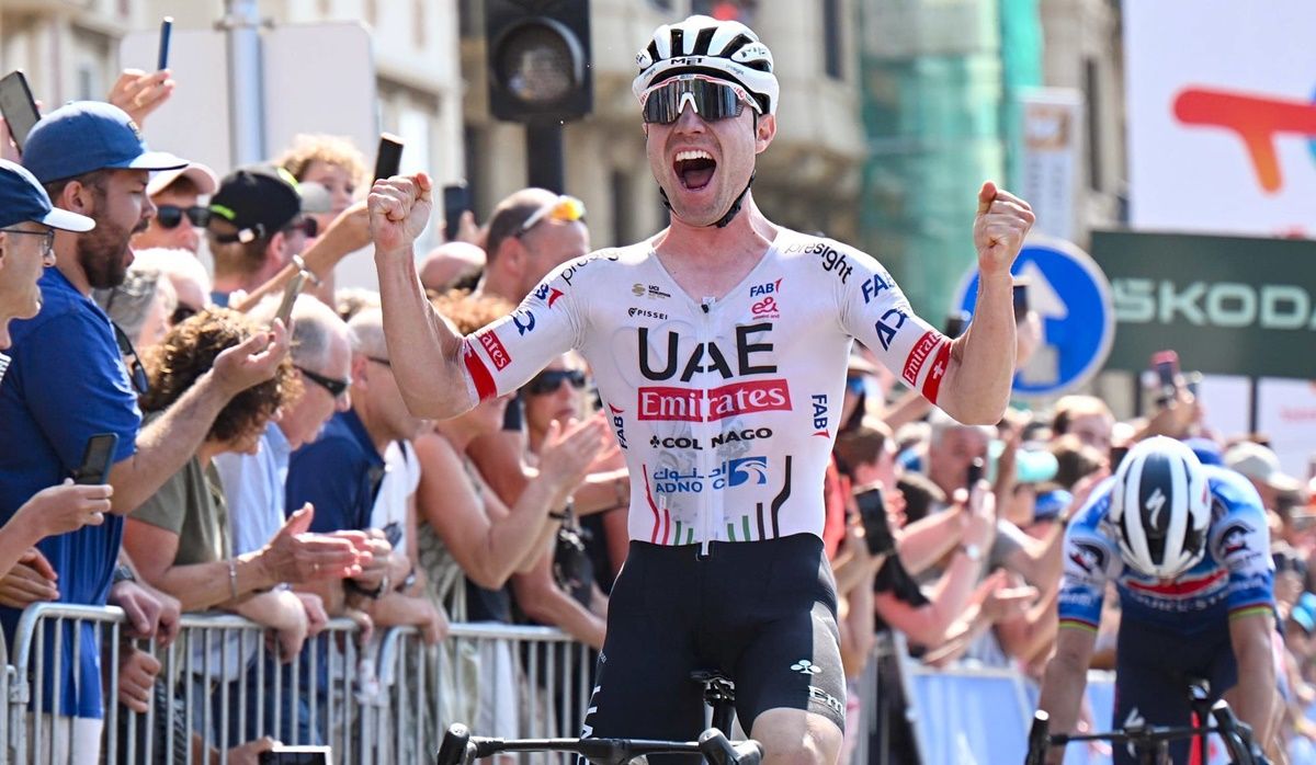 Marc Hirschi (UAE Team Emirates) conquistó este sábado San Sebastián