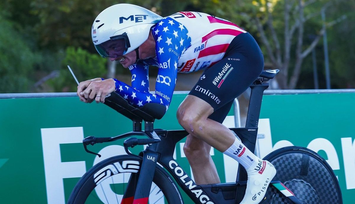Grandísima y sorprendente actuación de Brandon McNulty (UAE Team Emirates) en la primera etapa de La Vuelta
