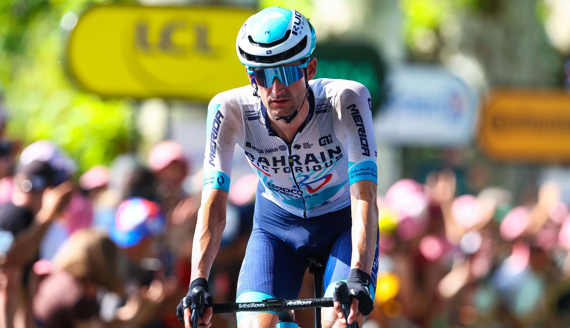 Wout Poels en una imagen del pasado Tour de Francia