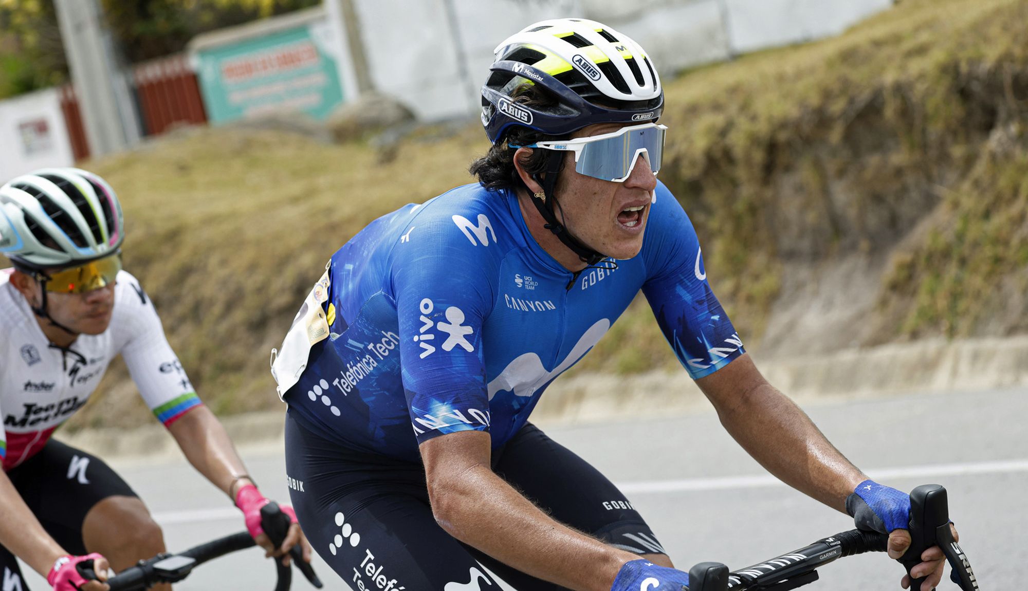 Vinicius Rangel en una imagen del Tour Colombia de este año